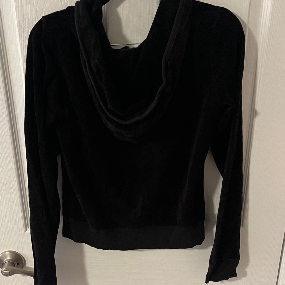 Juicy Couture Black Velour Women's Jacket - Picture 2 of 4